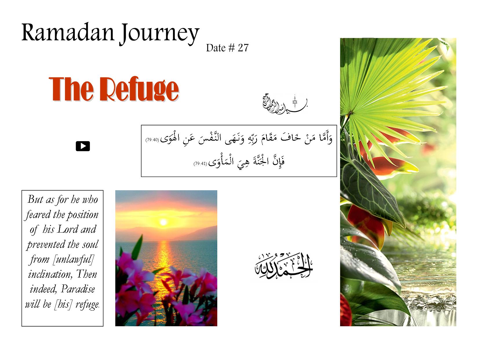 Ramadan Journey - The Refuge